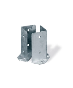 PORTAPALI COPPIA SUPPORTI ANCORAGGIO PER TRAVI 80 X 80 X 150 MM.