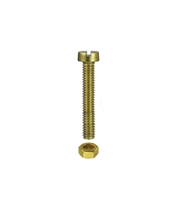 VITI PER METALLO TESTA CILINDRICA OTTONE M4 X 10 - 20 PZ.