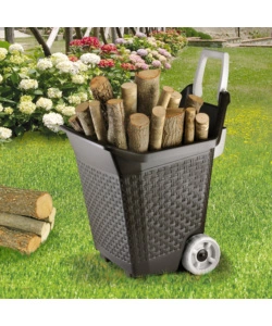 CARRIOLA "KART" BAMA - 76 LITRI - COLORE VERDE MUSCHIO.