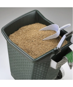 CARRIOLA "KART" BAMA - 76 LITRI - COLORE VERDE MUSCHIO.