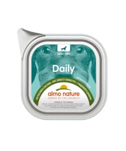 VASCHETTA DA 100 GR. CON TACCHINO E ZUCCHINE, ALIMENTO UMIDO PER CANI.