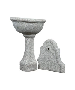 FONTANA DA GIARDINO A MURO "DRAVA", 53X35X120 CM - KAM