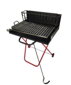 BARBECUE A LEGNA PIEGHEVOLE ARNOLD CON GRIGLIA 47X50 CM