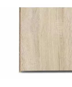 ARMADIO "SPACE" CON 3 ANTE E 3 CASSETTI EFFETTO QUERCIA, 115,8X49,50X200,40H CM