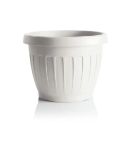 VASO TERRA D. 35 BIANCO