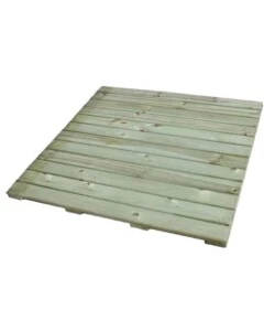 PEDANA IN LEGNO ZIGRINATA - 100 x 100 x 3,6 CM