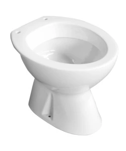 VASO WC A TERRA IN CERAMICA "SERIE IDRO" BIANCO
