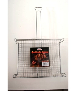 GRIGLIA PER BARBECUE "SJ" IN ACCIAIO CON PIEDINI 45X35X72 CM