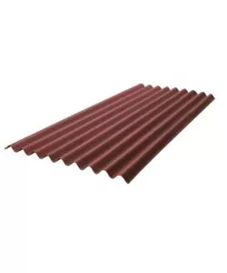 LASTRA BASA ONDULINE IN BITUME ROSSO 200X85 CM