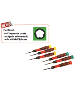 GIRAVITI DI PRECISIONE PER IPHONE, SET 6 PEZZI