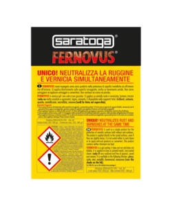 SMALTO GEL ANTIRUGGINE SARATOGA "FERNOVUS" GRAFITE METALLIZZATO 2,5 LT