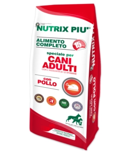 CROCCHETTE PER CANI NUTRIX PIU' "SPECIALE" ADULTO DI TUTTE LE TAGLIE CON POLLO 15 KG