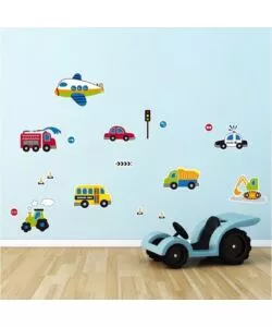 ADESIVO MURALE "TRAFFIC" - AUTOMOBILI.