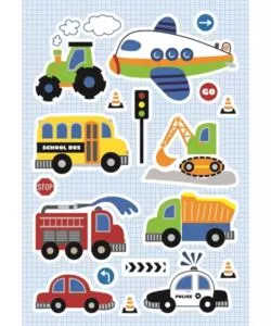 ADESIVO MURALE "TRAFFIC" - AUTOMOBILI.