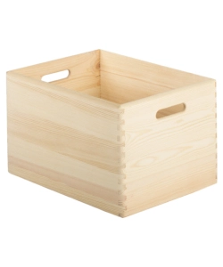 Cassettone in pino senza coperchio 40x30x23 cm