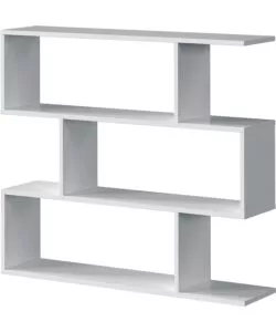 LIBRERIA "ATHENA" BIANCO LUCIDO, 110X25X97 CM