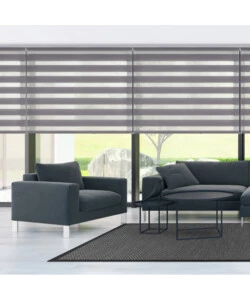 TENDA A RULLO "DUOLUX" ARGENTO, 60X180 CM