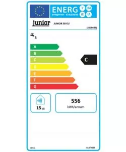 SCALDABAGNO "JUNIOR" DA 30 LITRI - 1500 W - CLASSE ENERGETICA C.