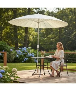 OMBRELLONE DA GIARDINO ORIENTABILE EUROGARDEN ECRÙ 300X300 CM