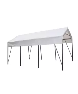 CARPORT AUTO IN ACCIAIO E TESSUTO EUROGARDEN "ERCOLE" 1 POSTO 2,7X4,9X2,7 M