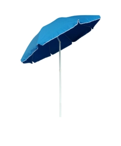 OMBRELLONE DA SPIAGGIA ROTONDO EUROGARDEN IN COTONE COLORI ASSORTITI 200X200 CM