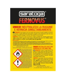 SMALTO GEL ANTIRUGGINE SARATOGA "FERNOVUS" BIANCO NEVE 2,5 LT