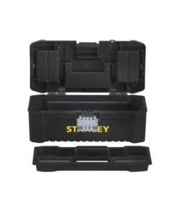 CASSETTA PORTA UTENSILI STANLEY "ESSENTIAL" CON CHIUSURA IN METALLO, 41X20X19,5 CM