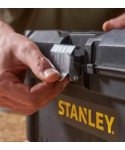 CASSETTA PORTA UTENSILI STANLEY "ESSENTIAL" CON CHIUSURA IN METALLO, 41X20X19,5 CM