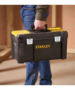 CASSETTA PORTA UTENSILI STANLEY "ESSENTIAL" CON CHIUSURA IN METALLO, 45X25X25 CM