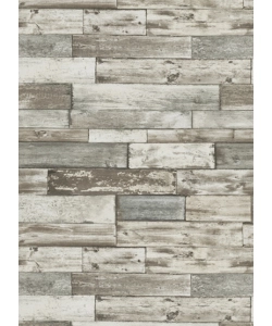 CARTA DA PARATI PARATO CARTA LEGNO SHABBY