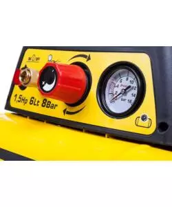 COMPRESSORE ARIA PORTATILE STANLEY "NEW VENTO" 6L 1,5HP