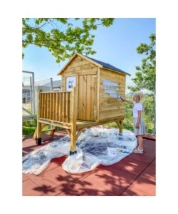 CASETTA DA GIARDINO PER BAMBINI IN LEGNO DOMUS "TOMEK" 174x123x212 CM