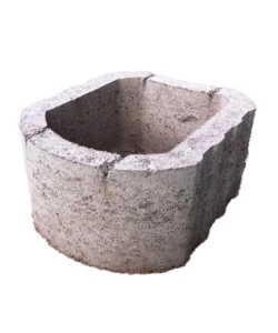MATTONE DECORATIVO DA ESTERNO ALPINBLOCK ROSSO MATTONE 39,5X34X19,5 CM