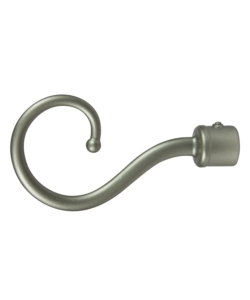 2 POMOLI NICHEL A RICCIOLO TERMINALE PER TUBO TENDE DIAMETRO 20 MM