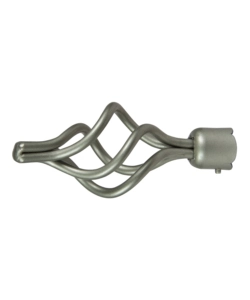 1 POMOLO CIORCIOLA NICHEL TERMINALE PER TUBO DIAMETRO 20 MM
