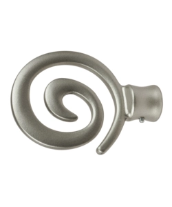 2 POMOLI NICHEL A SPIRALE TERMINALE PER TUBO TENDE DIAMETRO 20 MM