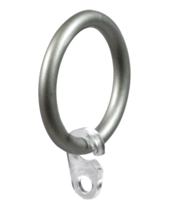 8 ANELLI NICHEL PER TUBO TENDA DI DIAMETRO 20 MM