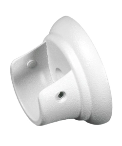 2 SUPPORTI BIANCHI LATERALI PER TUBO TENDA DIAMETRO 20 MM