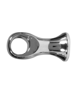 2 SUPPORTI CROMATI DA 50 MM PER TUBO TENDE DIAMETRO 13 MM