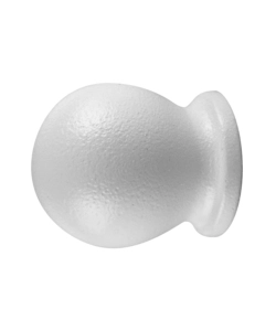 2 POMOLI BOCCIA BIANCHI TERMINALE PER TUBO TENDE DIAMETRO 13 MM