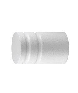 2 POMOLI A CILINDRO BIANCHI TERMINALE PER TUBO TENDE DIAMETRO 13 MM