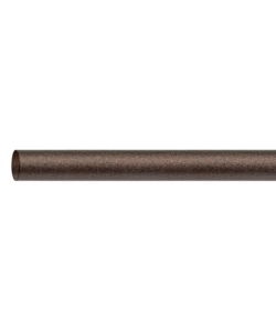 TUBO DA 100 CM DECORATIVO COLORE RUGGINE PER TENDE LEGGERE DIAMETRO 13 MM