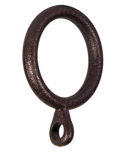4 ANELLI CON OCCHIOLO COLORE RUGGINE PER TUBO TENDE DIAMETRO 13 MM