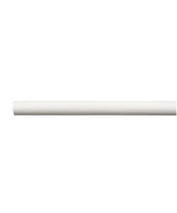 BASTONE PER TENDE IN LEGNO DA 200 CM CON DIAMETRO 28 MM - BIANCO