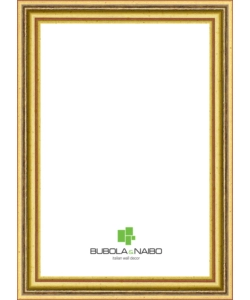 CORNICE IN LEGNO COLORE ORO "BETA"- 20 x 30 CM