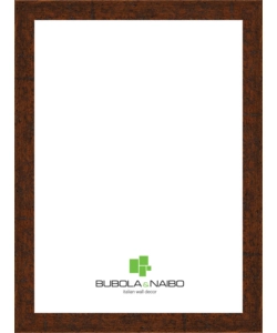 CORNICE IN LEGNO COLORE MARRONE "HUMPHREY" - 25 x 35 CM