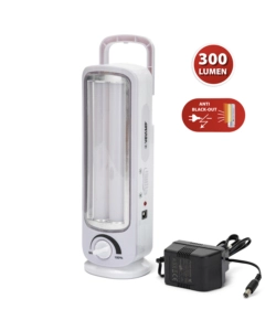 LANTERNA RICARICABILE LED ANTI BLACK OUT - 300 LUMEN