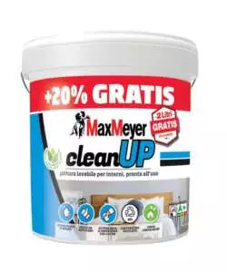 PITTURA LAVABILE MAX MEYER "CLEAN UP" BIANCO 12 LT