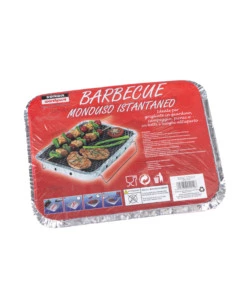 BARBECUE MONOUSO ISTANTANEO CON BASE IN ALLUMINIO