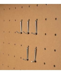 BANCO DA LAVORO EASY SYSTEM CON PANNELLO PREFORATO IN METALLO E MDF 119X59X90/150 CM